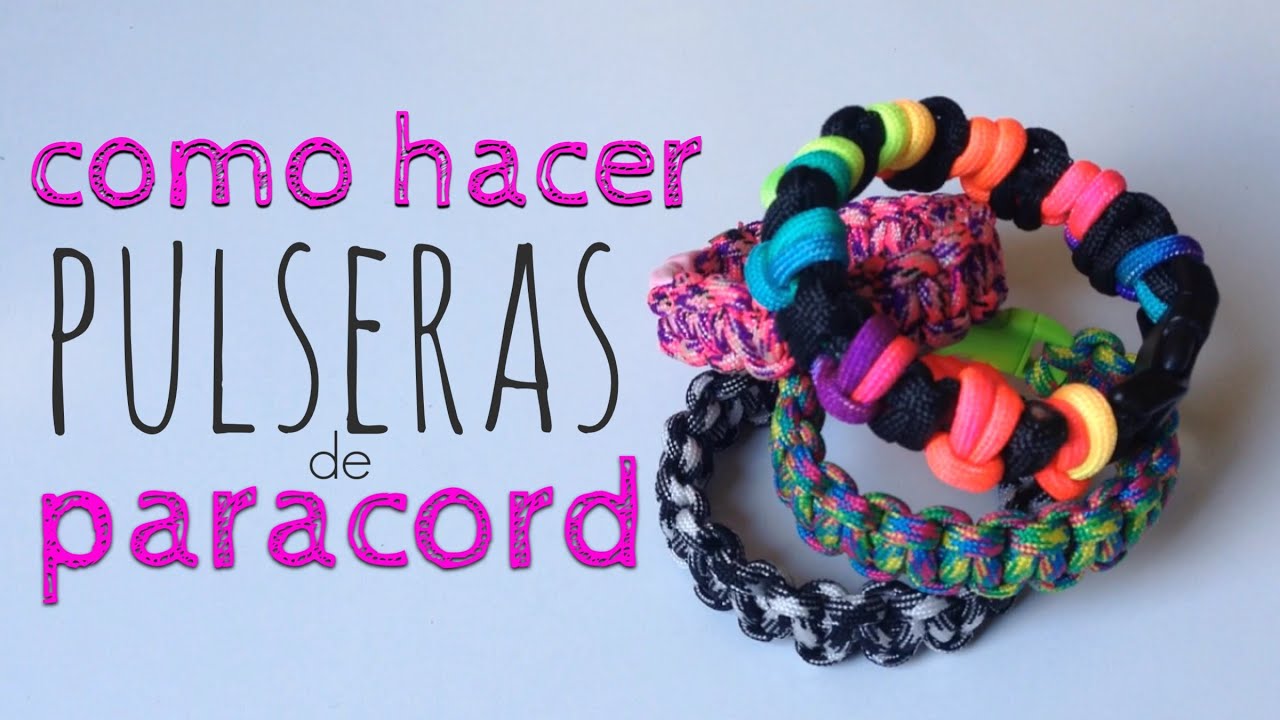 Como hacer pulseras con cuerdas