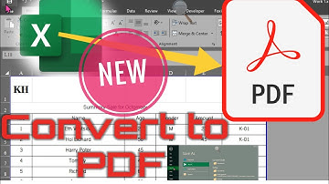 How to convert Excel to PDF - របៀបបម្លែងពីExcel ទៅ PDF