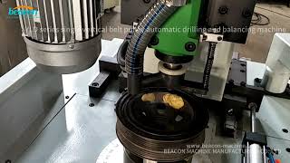 YLD series single facade pulley automatic drilling balancing machine