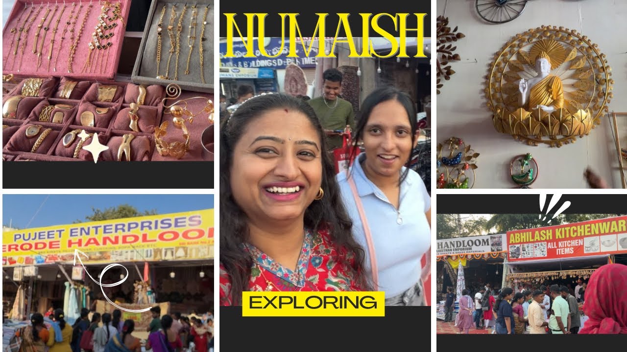 Numaish 2026//Fashion//jewellery//Food//shopping 
