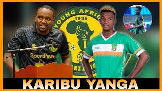 YANGA SC Wakamilisha USAJILI wa kinda kutoka AS MANIEMA ya DR CONGO ONOYA SANGANA (20)...!!