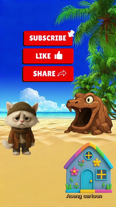 please help find the little cat's grandmother #funny #animation #cat