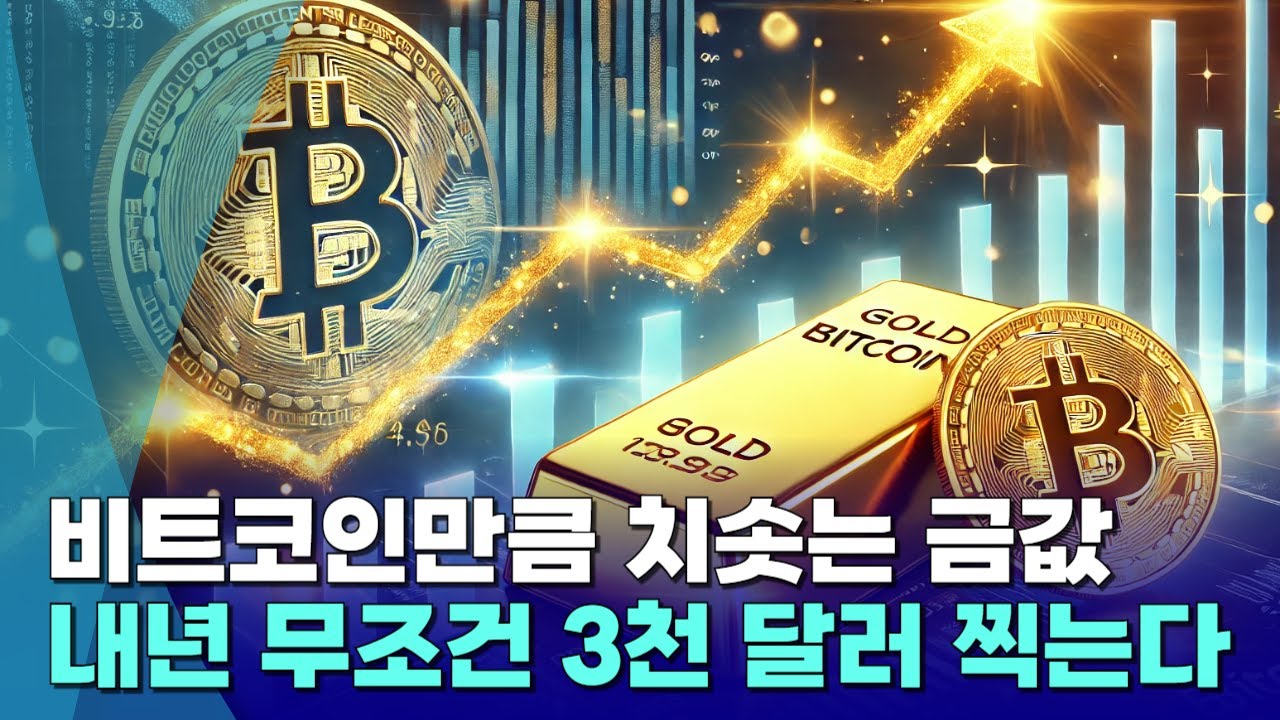 비트코인만큼 치솟는 금값…내년 무조건 3천 달러 찍는다