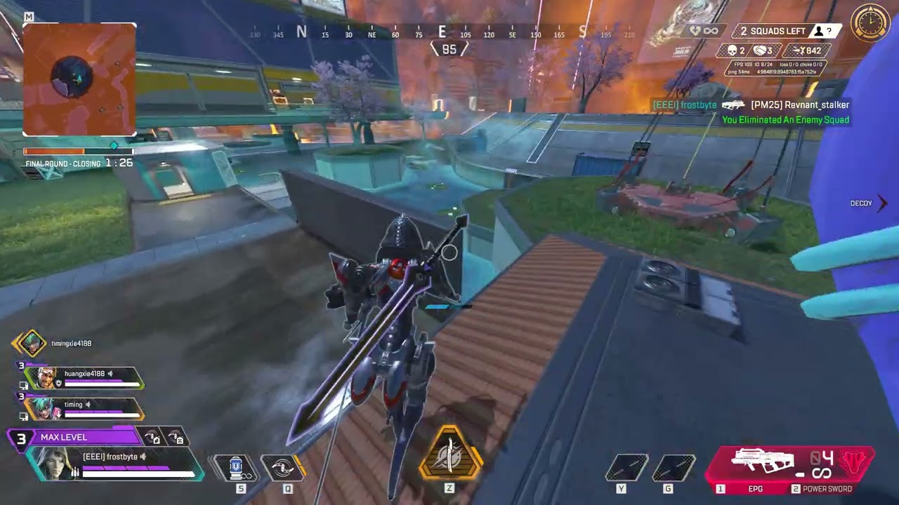 first win in the EPG vs Sword LTM