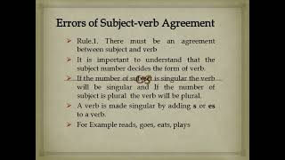 Famous Errors of Subject verb Agreement.Correcting errors lecture.1 Wealth