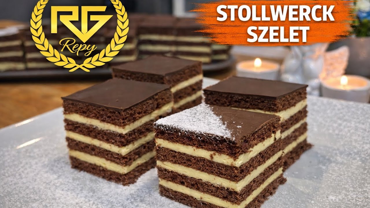 👉 Stollwerck szelet – Klasszikus házi recept | RG Konyhája