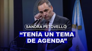 ADORNI JUSTIFICÓ LA AUSENCIA DE PETTOVELLO EN LA REUNIOÓN DE GABINETE