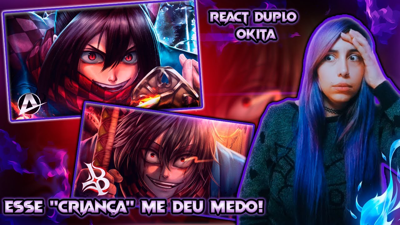 Essa Criança Me Assustou... Reagindo aos Raps do Okita Souji 😨I Anirap & Blxck