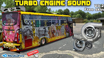 KODENAME TURBO ENGINE SOUND /WHISTLER /BUSSID ENGINE SOUND V4.2/free skin /check description 👇