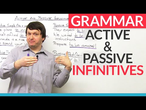Grammar: Active and Passive Infinitives