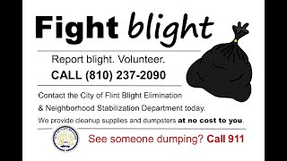 City of Flint Fight Blight press conference