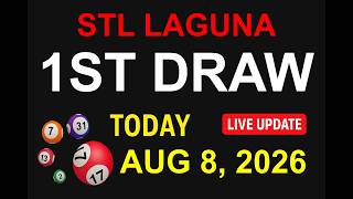 STL Laguna 1st Draw Results - AUG 8, 2026 (LIVE UPDATE)