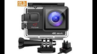 Victure 4K Action Camera 20MP UHD WIFI Camcorder Review compared with Yi 4K Action camera