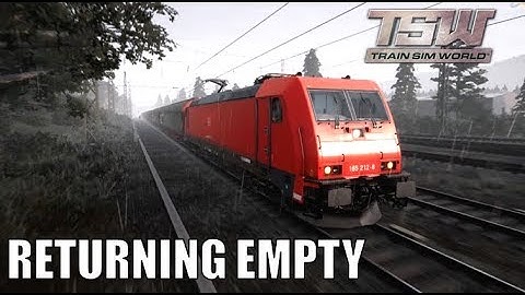 Returning Empty - Train Sim World Ruhr-Sieg Nord｜Drawyah