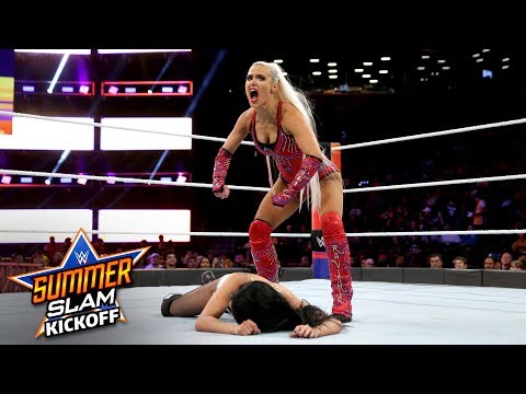 Lana drops Zelina Vega with a brutal kick: SummerSlam 2018 Kickoff Match