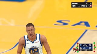 Nba 2K23 Stephen Curry Create A Star Ep.10- Steph Posts A Double-Double At Home Still No Klay
