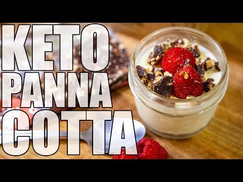 Keto Panna Cotta Recipe. Low Carb Keto Dessert!
