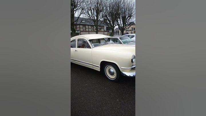 coupé américain de 1951, V6 de 3.7L  115cv, constructeur éteint après 10ans d'activité