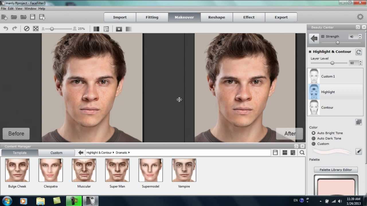 FaceFilter3 Tutorial Enhancing Facial Shape and Expression YouTube
