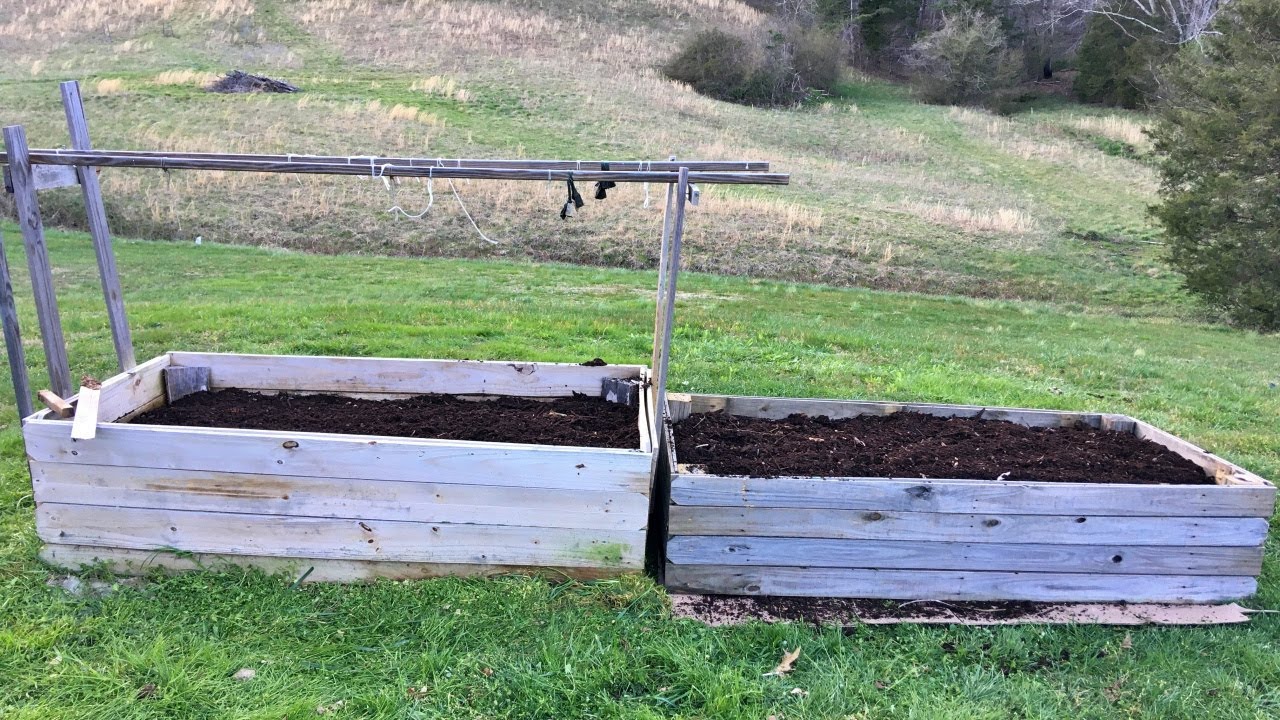 Use Free Composted Wood Chips to Fill Raised Garden Beds YouTube