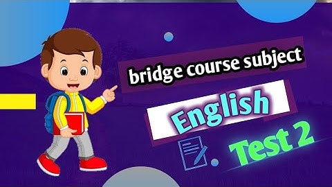 #bridge course test no 2 subject English# Urdu medium # class 6th test no 2#