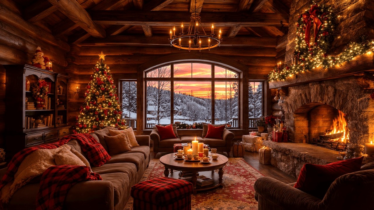 Cozy Fireplace Jazz Ambience for Deep Study & Focus | Calm Smooth Instrumental Night Vibes