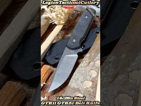 GTKii GTK51 Drop Point EDC Belt Knife in 14c28n Steel