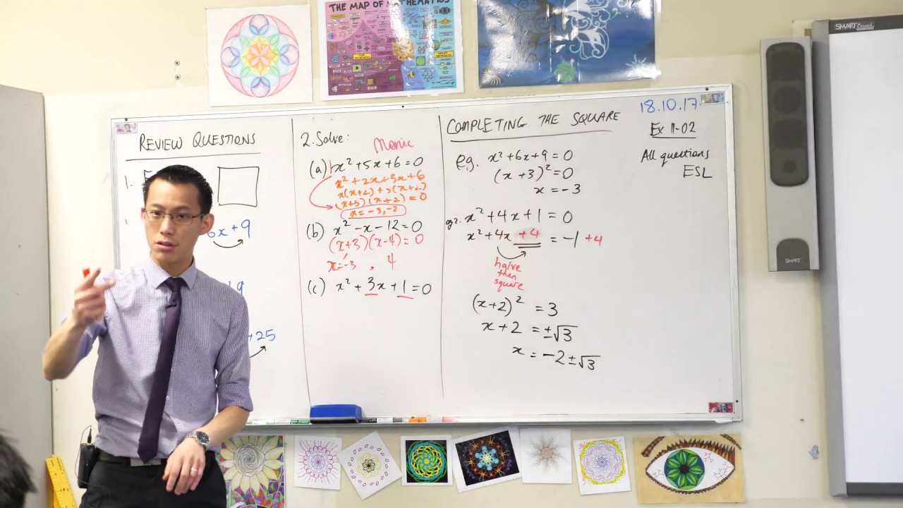 Completing the Square (2 of 2: Example problem) - YouTube