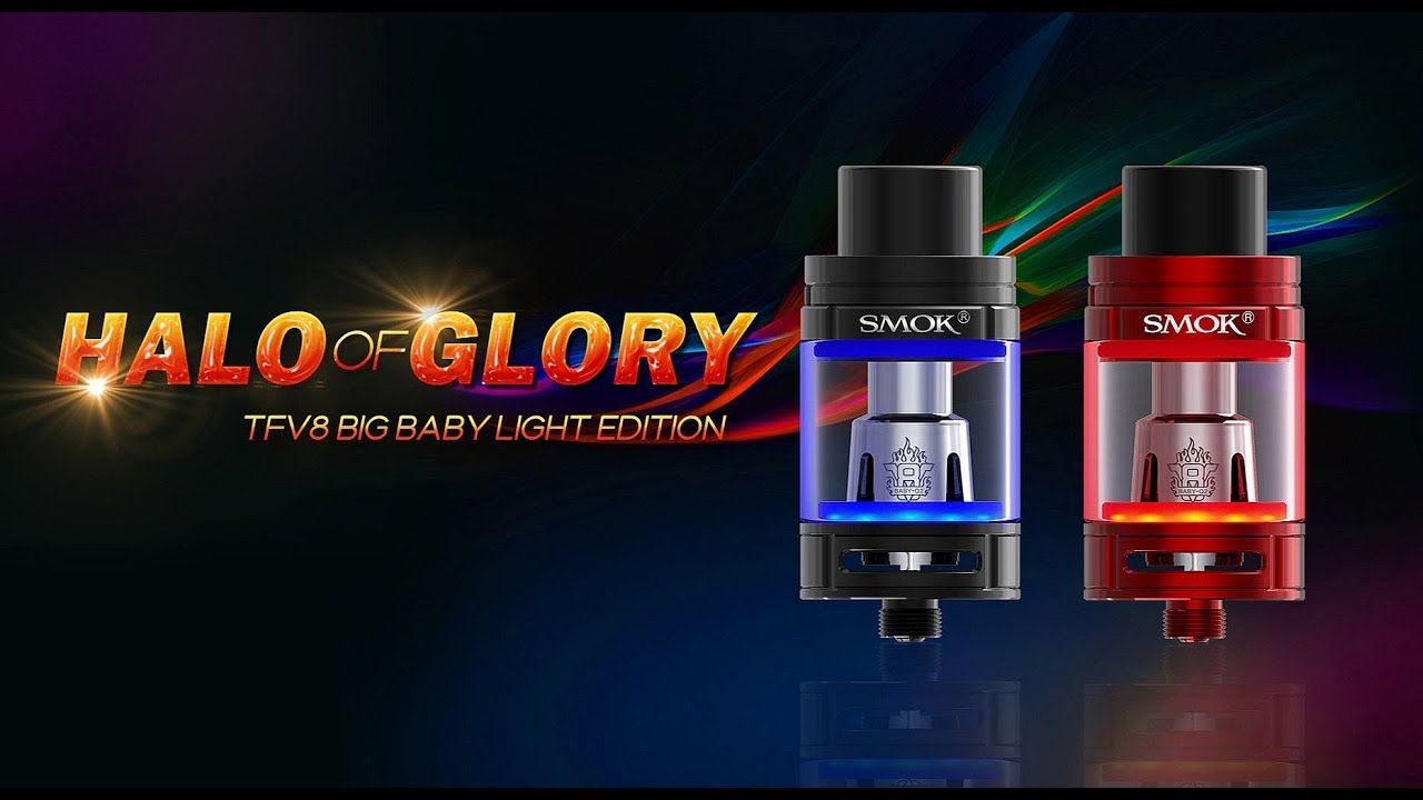Smok TFV8 Big Baby Light Edition Sub-ohm Tank | Halo of Glory Slideshow - YouTube