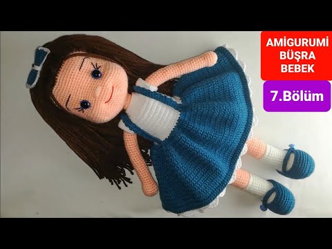 Amigurumi Büşra Bebek Yapımı - Elbise Altı ve Ayakkabı Yapılışı 7/7 (Gül Hanım)