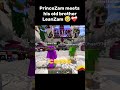 PrinceZam meeting LeanZam ✌️🥀 Minecraft Unstable Smp #shorts #memes