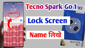 techno spark go 1 5g lock screen name kaise likhe | lock screen name setting in tecno spark go 1 5g