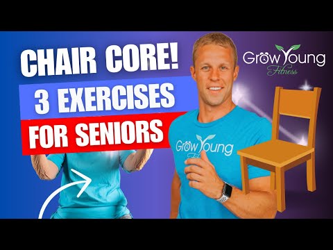 Is Your Core/Mid-Section Weak? Try These 3 Chair Exercises For Seniors!