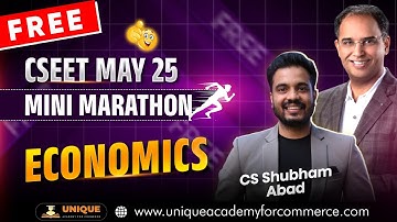 FREE CSEET MAY 25 | MINI MARATHON | COMPANY LAW | CS SHUBHAM ABAD
