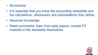 Relevant Accounting Standards - ACCA Advanced Audit and Assurance (AAA)