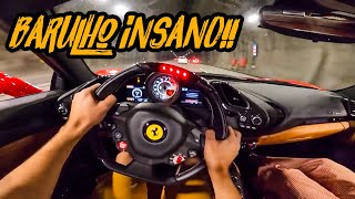 TUNEL DE NISSAN GTR 1000CV E FERRARI 488 SÓ O CANO!!🔥🔥