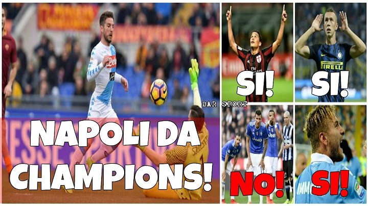 IL NAPOLI VOLA A ROMA; JUVE BLOCCATA, POKERISSIMO INTER! (BAR SPORT: 27)