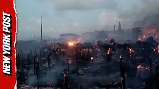 Apocalyptic Scenes in Indonesia After Wildfire Rips Through Towns