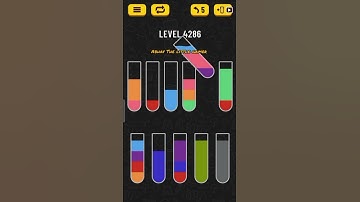 Water sort puzzle level 4286