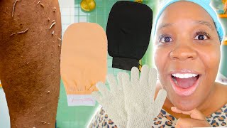 I Tried Every Popular Exfoliating Glove!