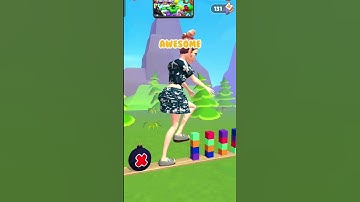 ASMR Tippy Toe Try Again |tippy toe3D  level 563 #Xshorts #tippytoe #satisfying#asmr