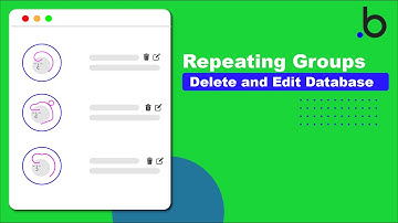 Edit and Delete Items in Repeating Group (Database)| Bubble.io