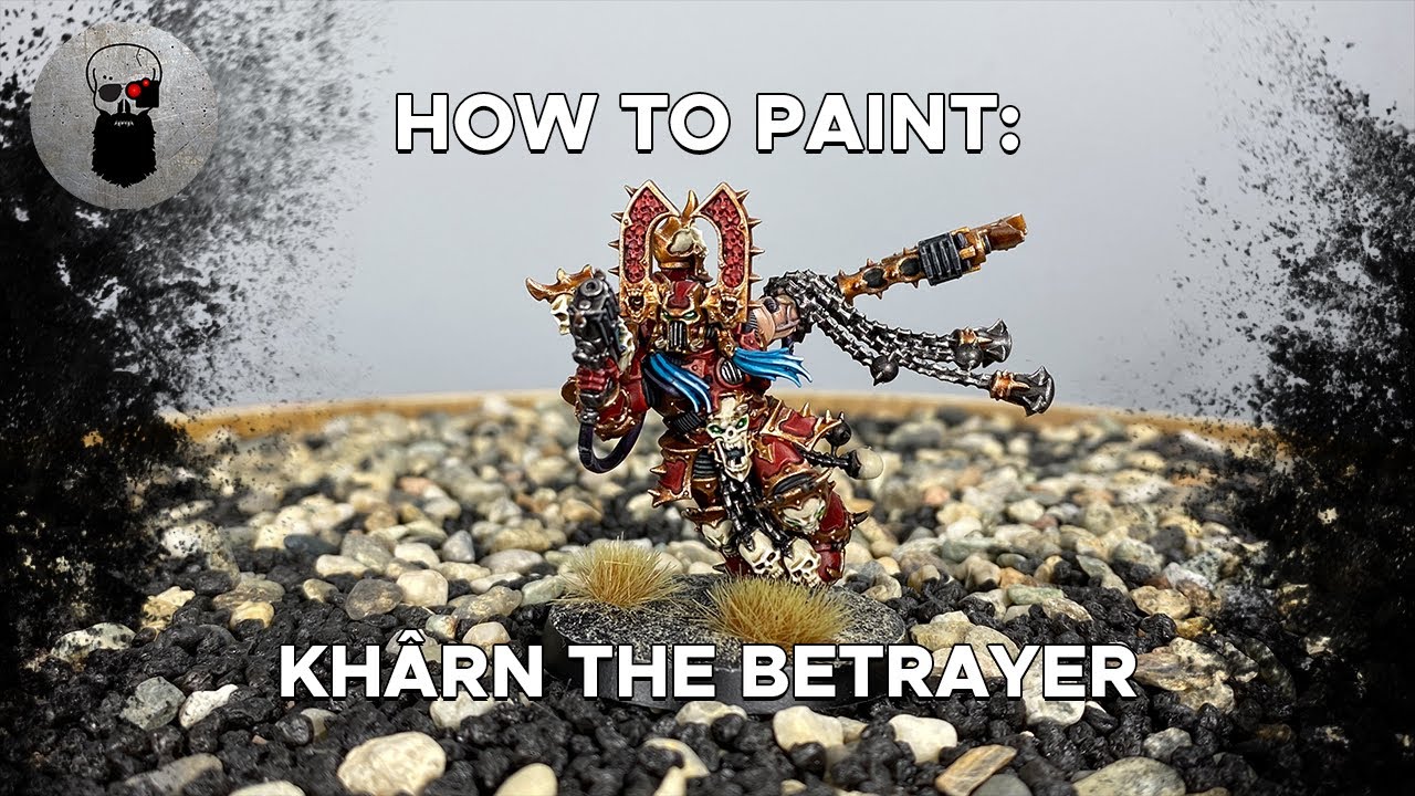 Contrast+ How to Paint: World Eaters Khârn the Betrayer