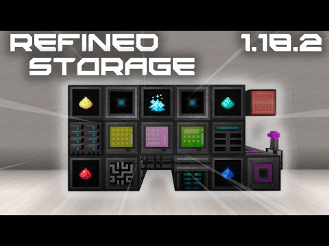 Видео: Refined Storage[1.18.2]  Полный Обзор мода