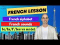 French lesson #1 for beginners: French alphabet / French sounds / Definite & indefinite articles