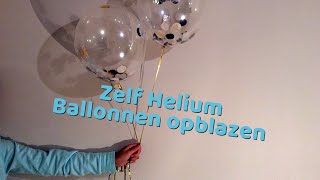 Unboxing en Review Helium Tank Xenos met Confetti Ballonnen Hema