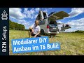 Modularer DIY Ausbau im T6 Bulli I VW Bus mit Autohome Columbus Variant Medium X-Long Dachzelt