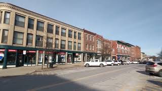 Morning 5k walk in downtown Clinton, Massachusetts.