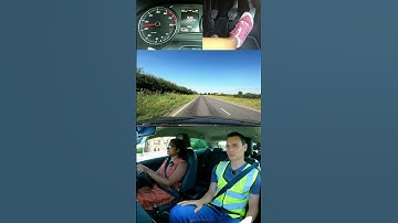 Speed fault on the driving test in Great Britain. #mocktest