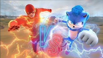 Sonic vs Flash Race Full Movie Animated Part 1 2 3 4 Who is Faster Sonic The Hedgehog